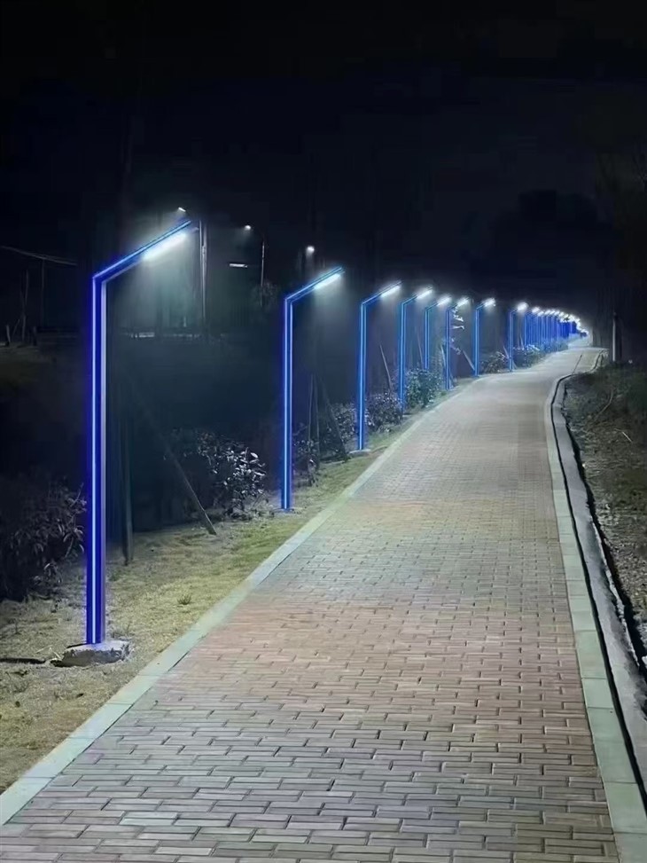 application real decorative light posts