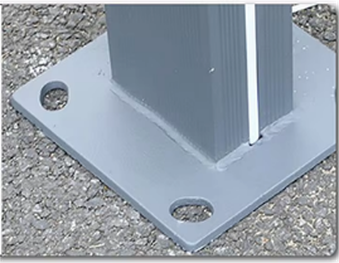 decorative light posts flange decorative light posts flange